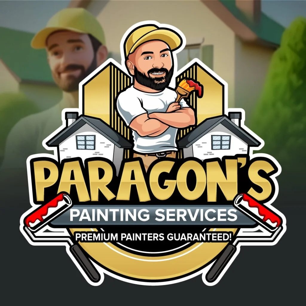 Paragon's Painting Services cartoon character logo