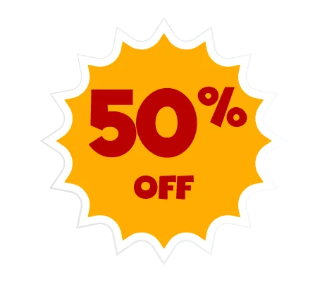 50% OFF Special Deal