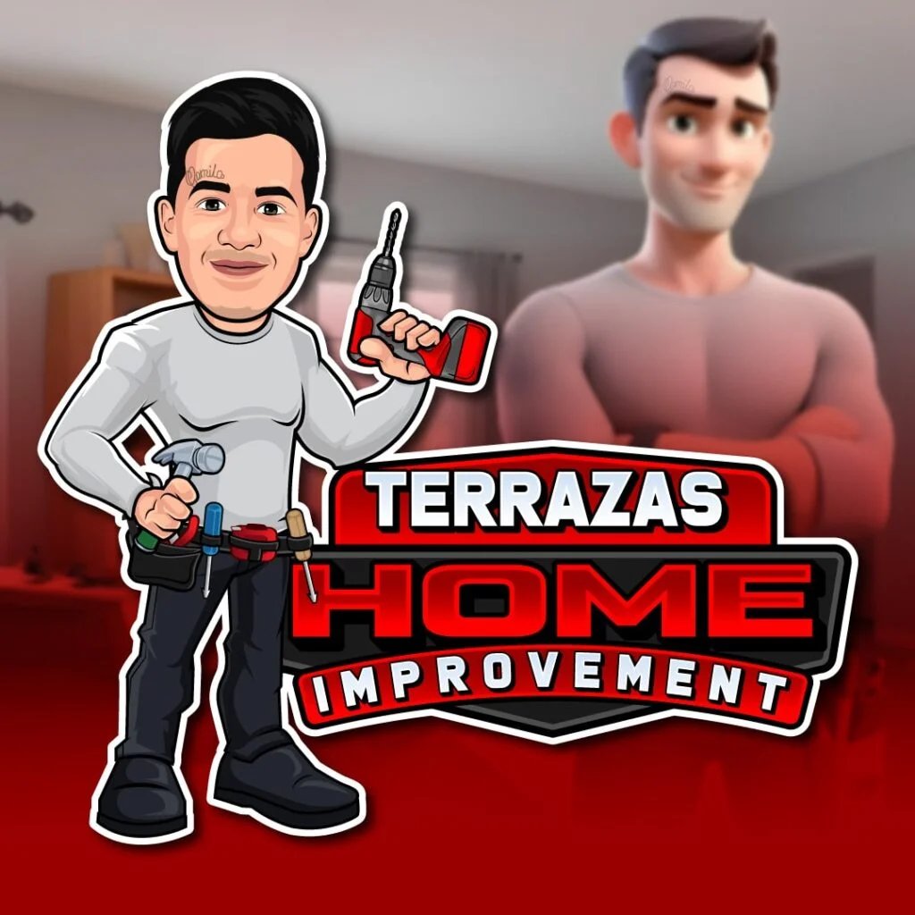 Cartoon Handyman Logo